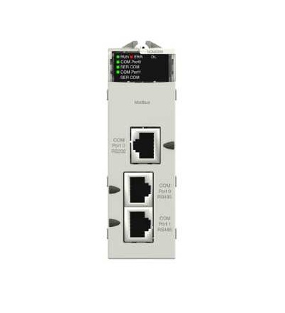 BMXNOM0200 Ethernet modul M340, flash paměť. karta, 1 x RJ45 10/100, Schneider Electric