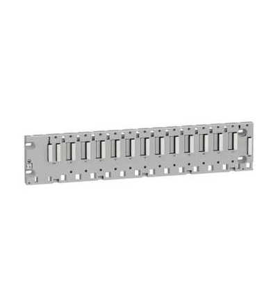 BMXXBP1200 Backplane rack M340 -12 pozic, mont. na panel, desku nebo DIN lištu, Schneider Electric