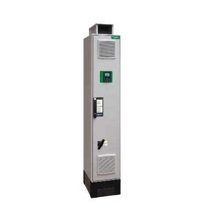 ATV950C13N4F Frekvenční měnič 132 kW, In = 250 A, 3 x 380 až 440 V, IP 54, třída 3C3 a 3S3, EMC filtr C3, vstupní odpínač, vstupní a motorová tlumivka, rychlé polovodičové pojistky, bez brzdného modulu, sam. stojící, Schneider Electric