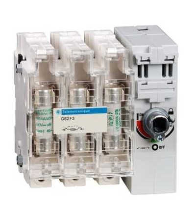 GS2F3 Tělo pojistkového odpínače TeSys GS2F, 3p, 50A, DIN 14x51mm, Schneider Electric