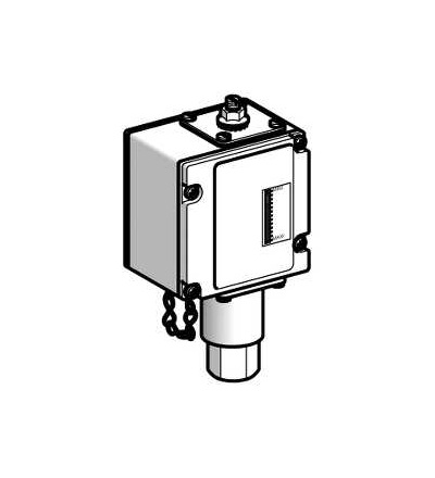 ADW27M129012 Tlakový spínač ADW, 340 bar, nastavitelný rozsah 2 prahové hodnoty, 2 V/Z, Schneider Electric