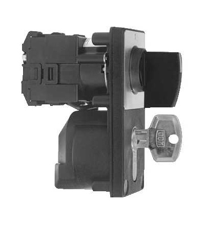 K1K015NZ4 Cam stepping switch, 2-pole, 60°, 12A, screw mounting, Schneider Electric