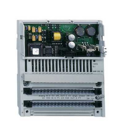 170ANR12091 Distrib. analog/diskrét. I/O, 4 I / 8 O diskrét., 6 I / 4 O analog., Schneider Electric