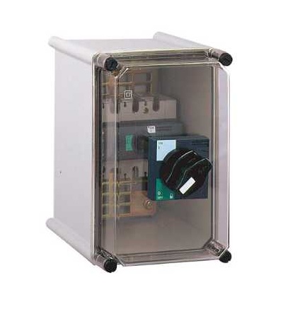 28967 Izol. skříň, černá rukojeť, plast, pro Interpact INS40. 160, Schneider Electric