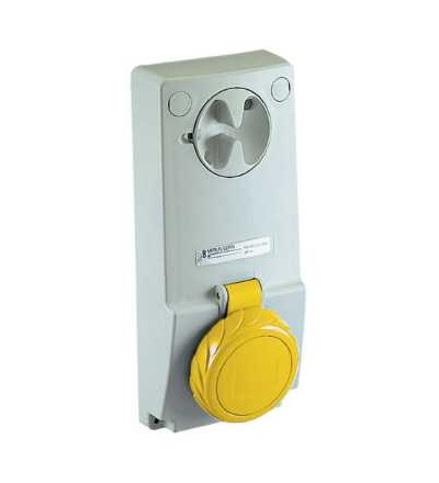 82091 Unika blokovaná zásuvka, 32A, 3p+N+E, 100...130 V AC, IP65, panel, Schneider Electric