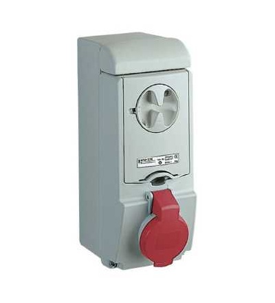 83146 Unika blokovaná zásuvka, 32A, 3p+E, 380...415 V AC, IP44, nástěnná, Schneider Electric