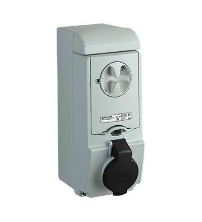 83149 Unika blokovaná zásuvka, 32A, 3p+N+E, 480...500 V AC, IP44, nástěnná, Schneider Electric