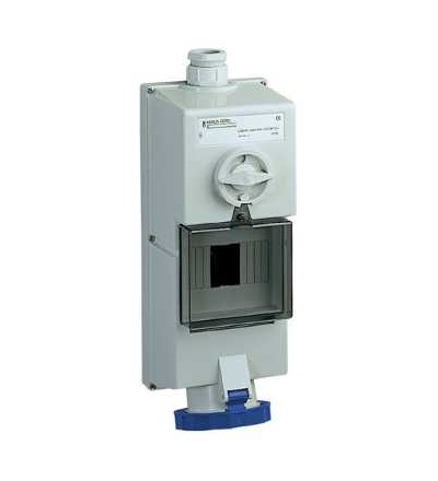 82780 Blokovaná zásuvka Isoblock-63A-3p+N+E-200...250 V AC-IP65-nástěnná, Schneider Electric