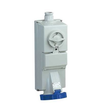 83468 Blokovaná zásuvka Isoblock-32A-3p+N+E-200...250 V AC-IP65-nástěnná, Schneider Electric