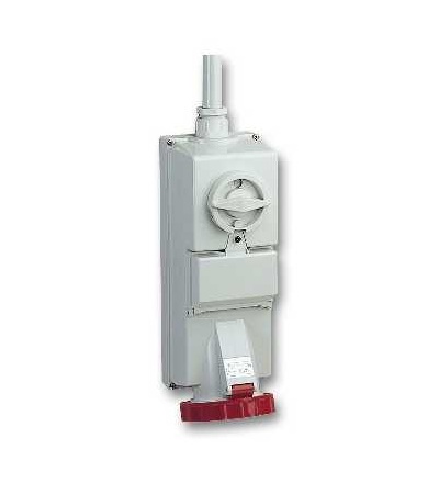83471 Blokovaná zásuvka Isoblock-32A-3p+N+E-380...415 V AC-IP65-nástěnná, Schneider Electric