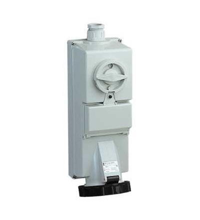 83462 Blokovaná zásuvka Isoblock-16A-3p+N+E-480...500 V AC-IP65-nástěnná, Schneider Electric