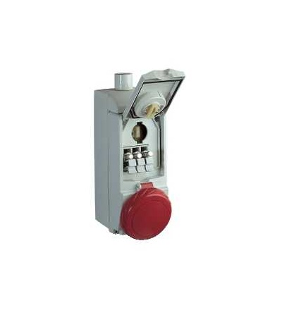 83299 PratiKa Unika zásuvka, 32A, 3p+E, 400...440 V AC, IP 65, Schneider Electric