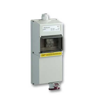 82061 Průmyslová zásuvka, 16A, 2p, 230 V AC, IP 65, nástěnná, Schneider Electric
