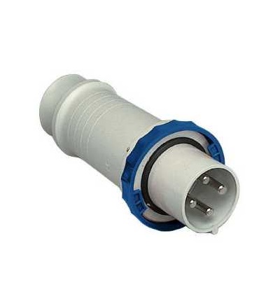 81379 Pratika průmyslová vidlice, přímá, 63A, 3p+E, 200...250 V AC, IP67, Schneider Electric