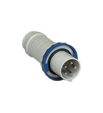 81380 Pratika průmyslová vidlice, přímá, 63A, 3p+N+E, 200...250 V AC, IP67, Schneider Electric