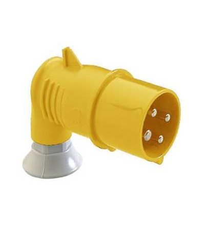 81726 Pratika průmyslová vidlice, úhlová, 16A, 3p+E, 100...130 V AC, IP44, Schneider Electric
