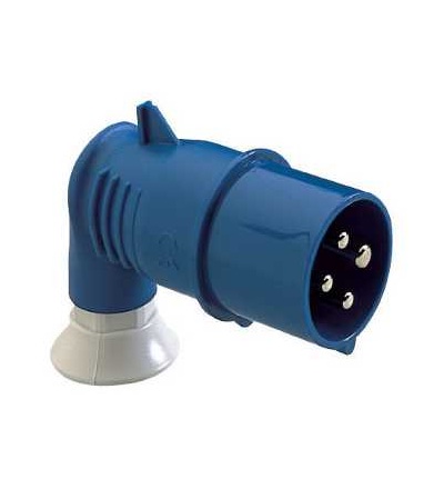 81728 Pratika průmyslová vidlice, úhlová, 16A, 3p+E, 200...250 V AC, IP44, Schneider Electric