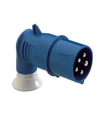 81729 Pratika průmyslová vidlice, úhlová, 16A, 3p+N+E, 200...250 V AC, IP44, Schneider Electric