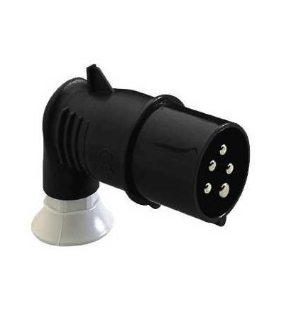 81733 Pratika průmyslová vidlice, úhlová, 16A, 3p+N+E, 480...500 V AC, IP44, Schneider Electric
