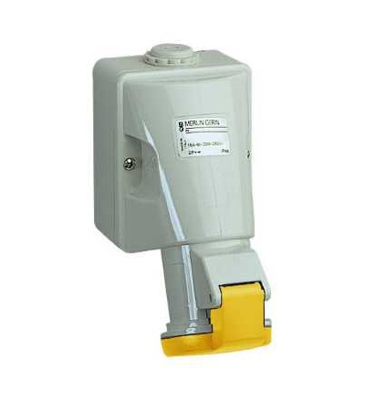83102 Pratika průmyslová zásuvka, 16A, 3p+E, 100...130 V AC, IP44, Schneider Electric