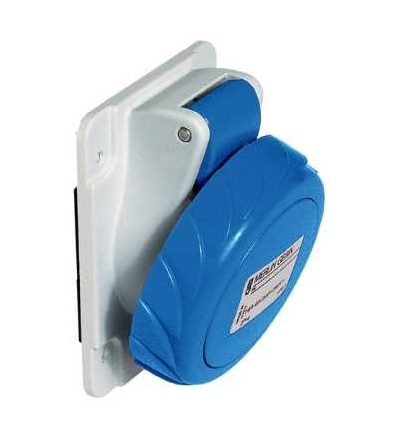 81290 Pratika průmyslová zásuvka-úhlová-2p+N+E-125A-200..250 V AC-IP 67, Schneider Electric