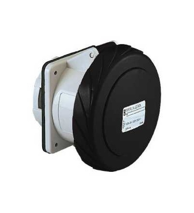 81698 Pratika průmyslová zásuvka, 125A, 3p+N+E, 480...500 V AC, IP67, Schneider Electric