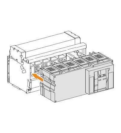 48391 šasi, pro NW800..1250N1, 3p, 1250A, Schneider Electric
