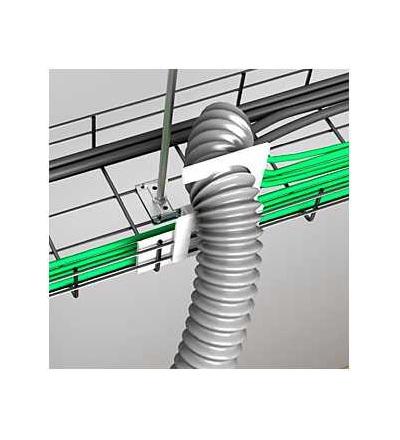 ISM20813 OptiLine 45 OptiLine 70-příchytka ke žlabu-bílá, Schneider Electric