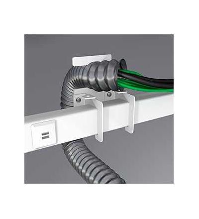 ISM20815 OptiLine 45 OptiLine 70-příchytka ke žlabu-bílá, Schneider Electric