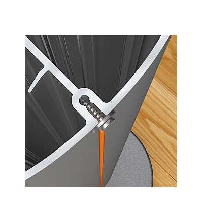 ISM20822 OptiLine 45 OptiLine 70-dekorativní pásek-šedá, Schneider Electric