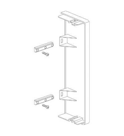 ISM10554 OptiLine 45 OptiLine 70-koncový díl-PC/ABS-Alu, Schneider Electric