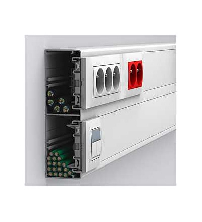 ISM11500 OptiLine 70-parapetní kanál-185x55mm-PVC-bílá-2000mm, Schneider Electric