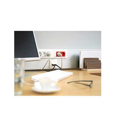 ISM11550 OptiLine 70-parapetní kanál-185x55mm-hliník-natural-2000mm, Schneider Electric