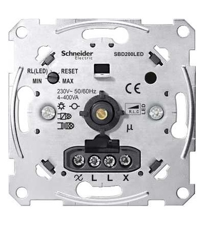 ELG174231 Mechanizmus univerzálního LED stmívače, 4-400W, Schneider Electric
