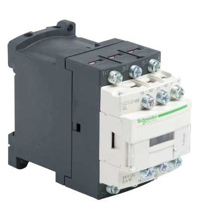 LC1D186BL TeSys D stykač, 3p(3Z), AC-3, ? 440 V 18A, 24 V DC cívka, Schneider Electric