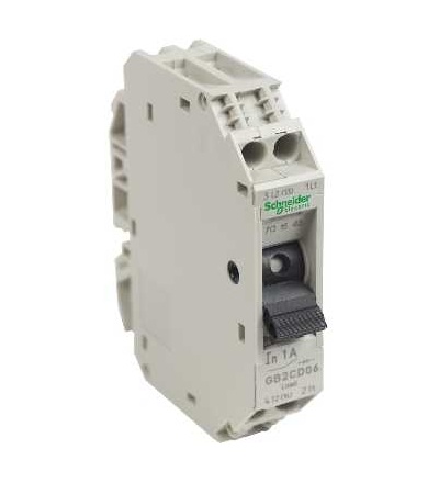 GB2CD06 TeSys GB2 jistič pro ovl. obvody, 1p+N, 1A, Id = 14A, Schneider Electric