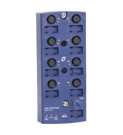 ASI67FFP44D AS-Interface-přímé IDC připojení-V2,1-standard-4 I-4 O-IP67, Schneider Electric