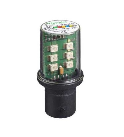 DL1BKB8 LED blikající - BA15, 24 V - žlutá, Schneider Electric
