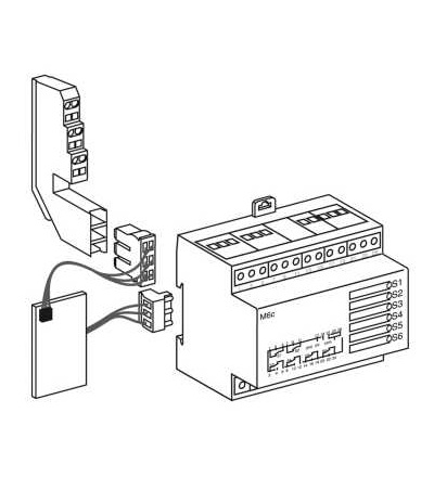 65319 Programovatelné kontakty M6C, pro pevný jistič Compact NS630b...1600, Schneider Electric