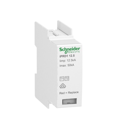 A9L16082 Svodič přepětí T1+T2 Acti9 iPRD1 12.5 náhradní modul, Schneider electric