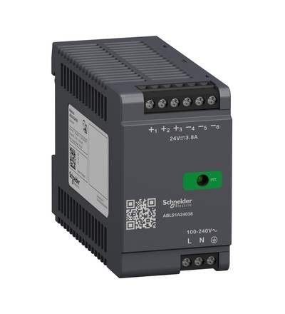 ABLS1A24038 Napájecí zdroj-Řada Modicon Opti, 24V, 3.8A 1f., Schneider electric