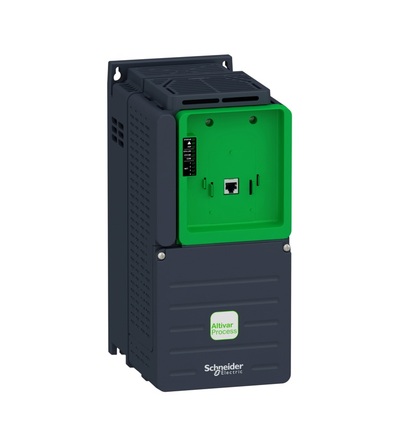 ATV630U75N4Z Frekvenční měnič 7,5 kW, In = 16,5 A, 3 x 380 až 480 V, IP 20, třída 3C3 a 3S3, EMC filtr C2, s DC tlumivkou, bez terminálu, verze cabinet, Schneider Electric