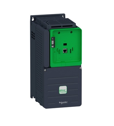 ATV930D11N4Z Frekvenční měnič 11 kW, In = 23,5 A, 3 x 380 až 480 V, IP 20, třída 3C3 a 3S3, EMC filtr C2, s DC tlumivkou a brzdným modulem, bez terminálu, verze cabinet, Schneider Electric