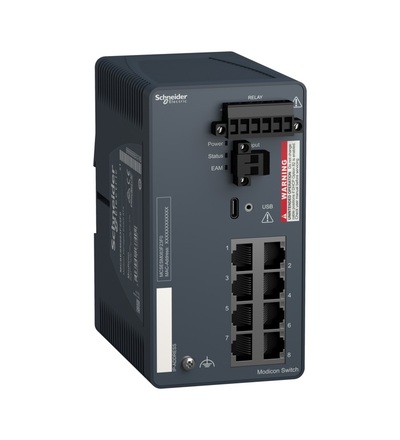 MCSESM083F23F0 Modicon Managed Switch 8TX, Schneider electric