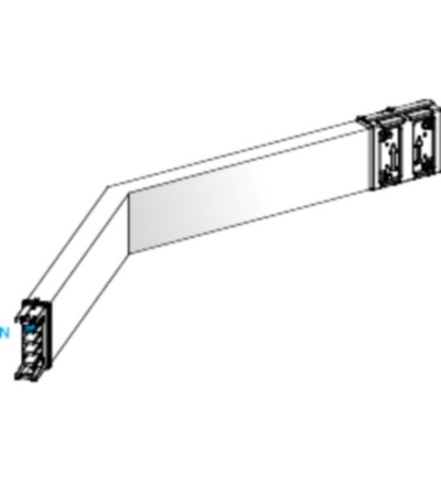 KSA250DLC43B Koleno 250 A horizontální na míru, Schneider electric