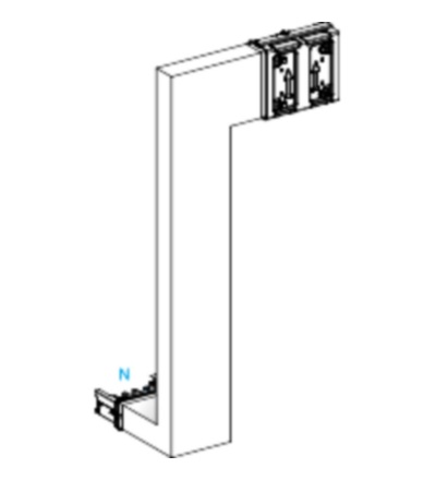 KSA400DMBK41A 3D koleno 400 A na míru, Schneider electric