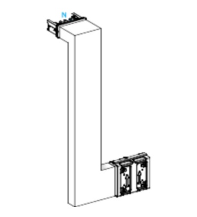 KSA250DMBL41A 3D koleno 250 A na míru, Schneider electric