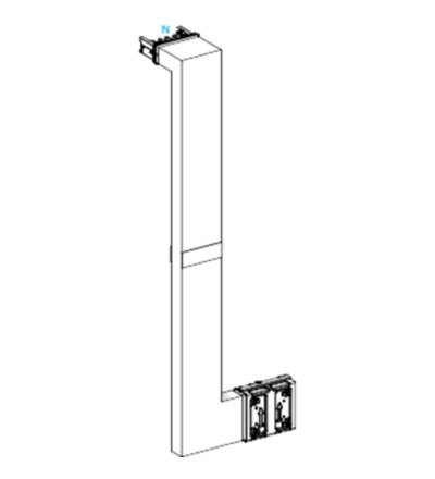 KSA400DMBL41F 3D koleno 400 A na míru, Schneider electric