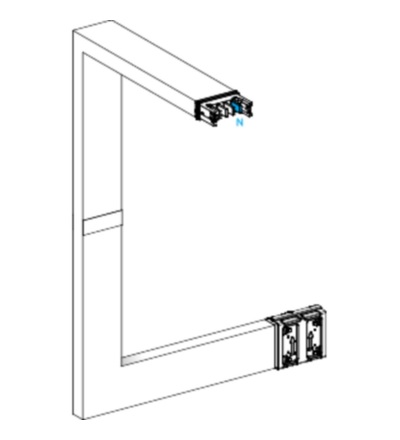 KSA250DMCL43F 3D koleno 250 A na míru, Schneider electric