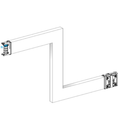 KSA400DZE43A Z - koleno 400 A na míru, Schneider electric